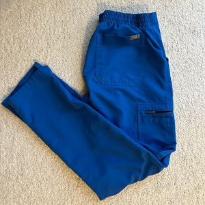 FIGS Royal Blue Yola Scrub Pants XS Petite